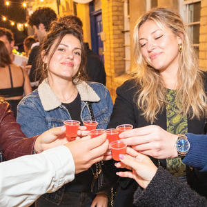 Watermelon vodka jelly shots