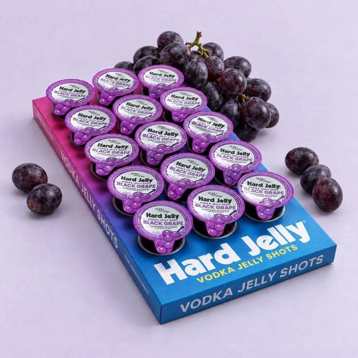 Black Grape vodka jelly shots