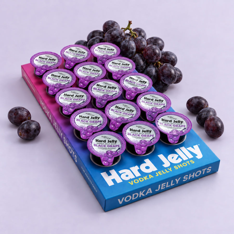 Black Grape vodka jelly shots