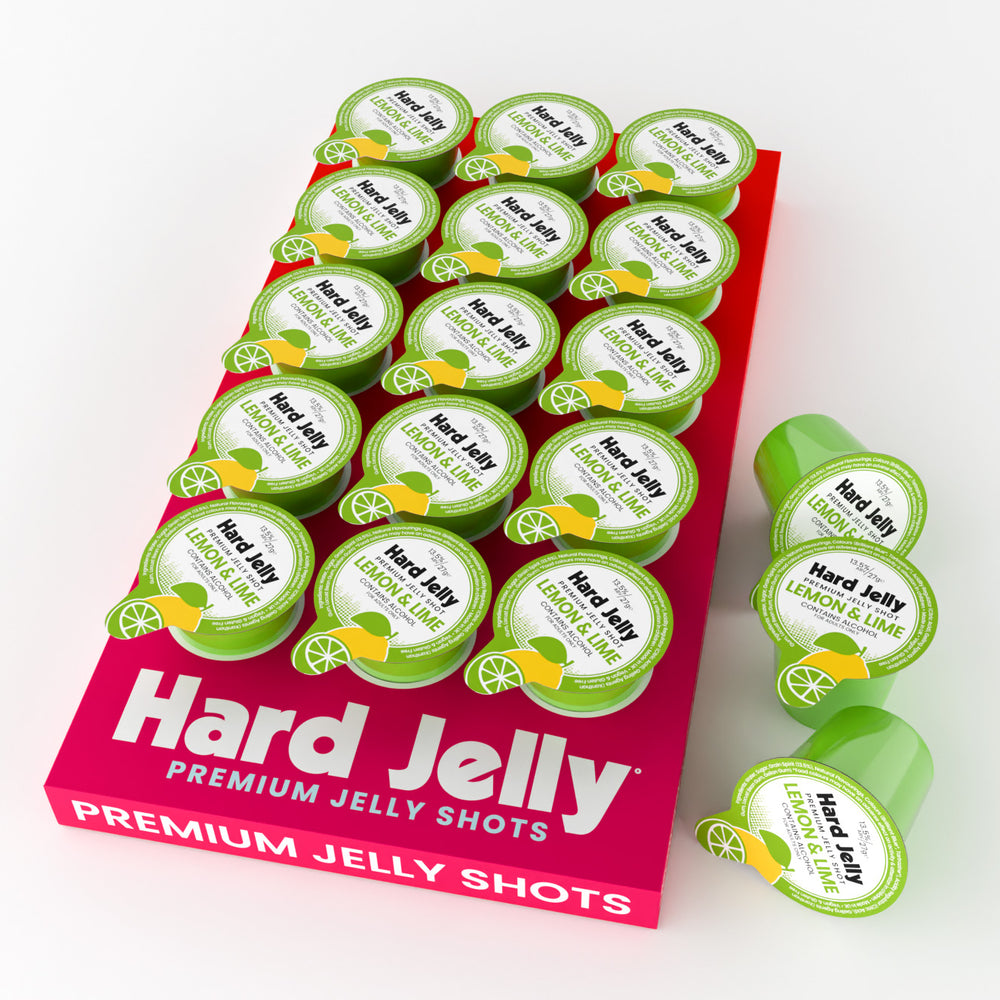 Lemon & Lime 13.5% ABV jelly shots
