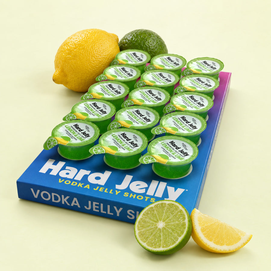Lemon & Lime vodka jelly shots
