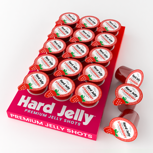 Strawberry 13.5% ABV Jelly Shots (15 pots)