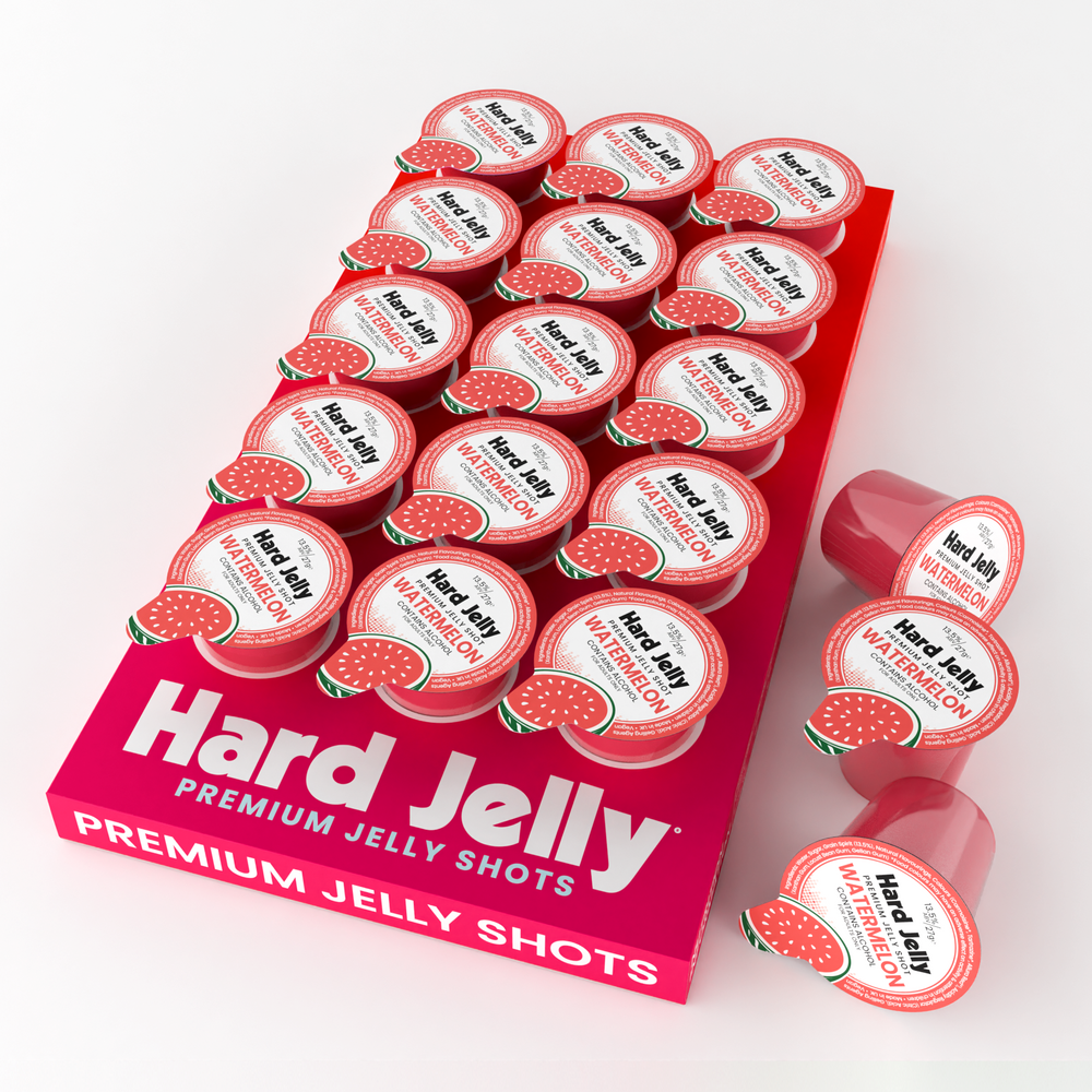 Watermelon 13.5% ABV Jelly Shots (15 pots)